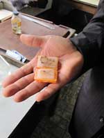 Professor Kabongo's lab still contains many paraffin-embedded pathology samples.